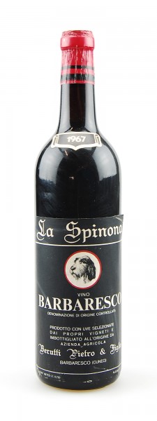 Wein 1967 Barbaresco La Spinona Pietro Berutti