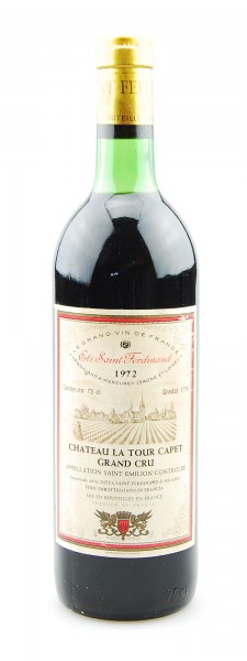 Wein 1972 Chateau La Tour Capet Ets. Saint Ferdinand