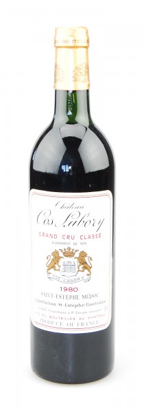 Wein 1980 Chateau Cos Labory 5eme Grand Cru Classe