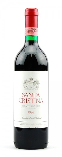 Wein 1986 Chianti Classico Santa Cristina Antinori