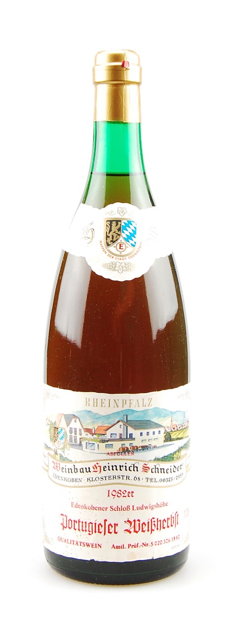 Wein 1982 Edenkobener Schloß Ludwigshöhe
