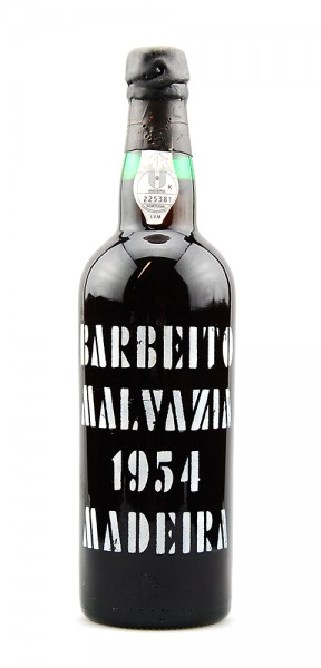 Madeira 1954 Barbeito Malvazia