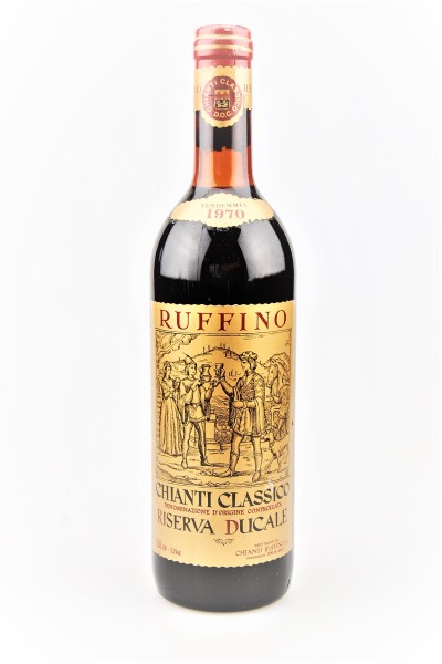 Wein 1970 Chianti Ruffino Riserva Ducale Serie Oro