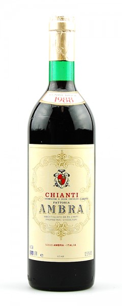 Wein 1988 Chianti Fattoria Ambra F. Zampi