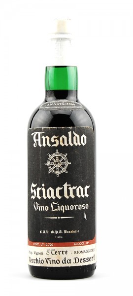 Wein 1966 Ansaldo Sciactrac Vino Liquoroso