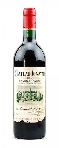 Wein 1986 Chateau Junayme Appellation Canon-Fronsac