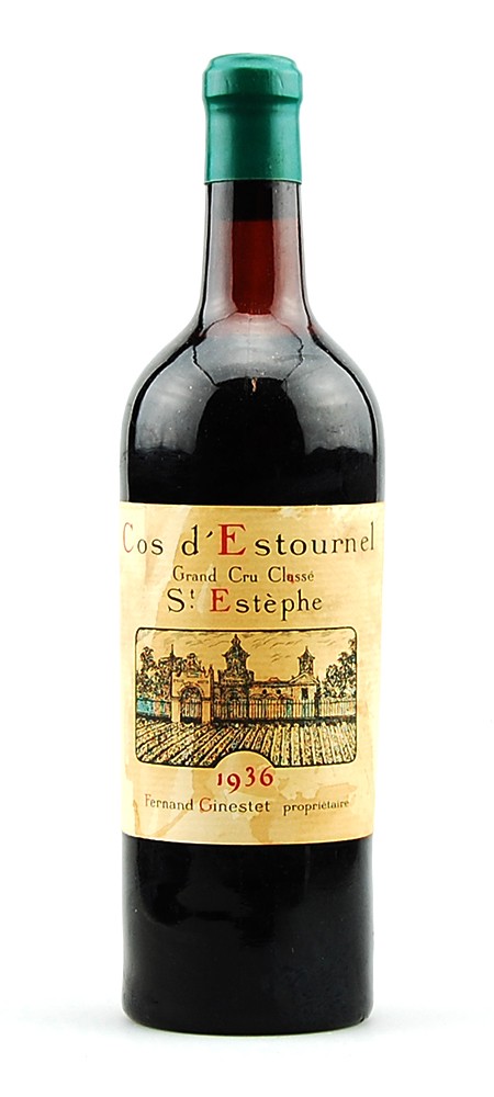 Wein 1936 Chateau Cos d´ Estournel 2eme Cru Classe