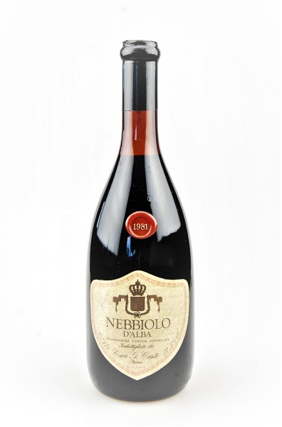 Wein 1981 Nebbiolo d´Alba Cav. Ceste
