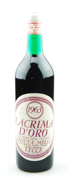 Wein 1963 Lacrima d´Oro Tenuta Melli
