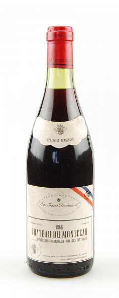 Wein 1966 Chateau du Montceau Saint Ferdinand