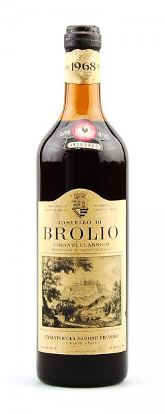 Wein 1968 Chianti Classico Brolio Barone Riscasoli