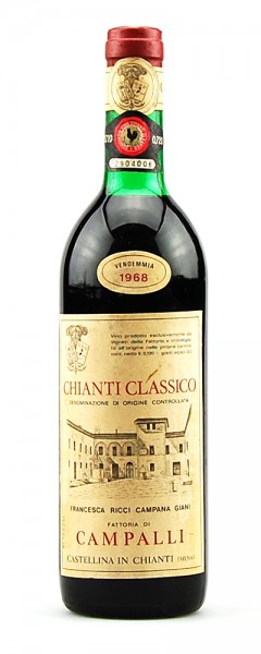 Wein 1968 Chianti Classico Fattoria di Meleto