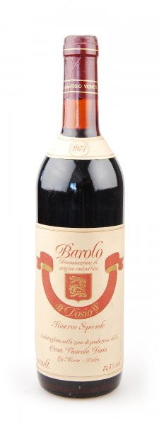 Wein 1971 Barolo Dosio Riserva Speciale