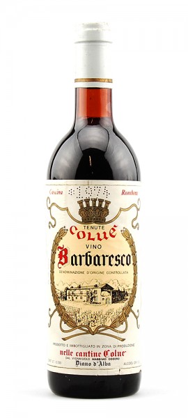 Wein 1974 Barbaresco Tenute Colue