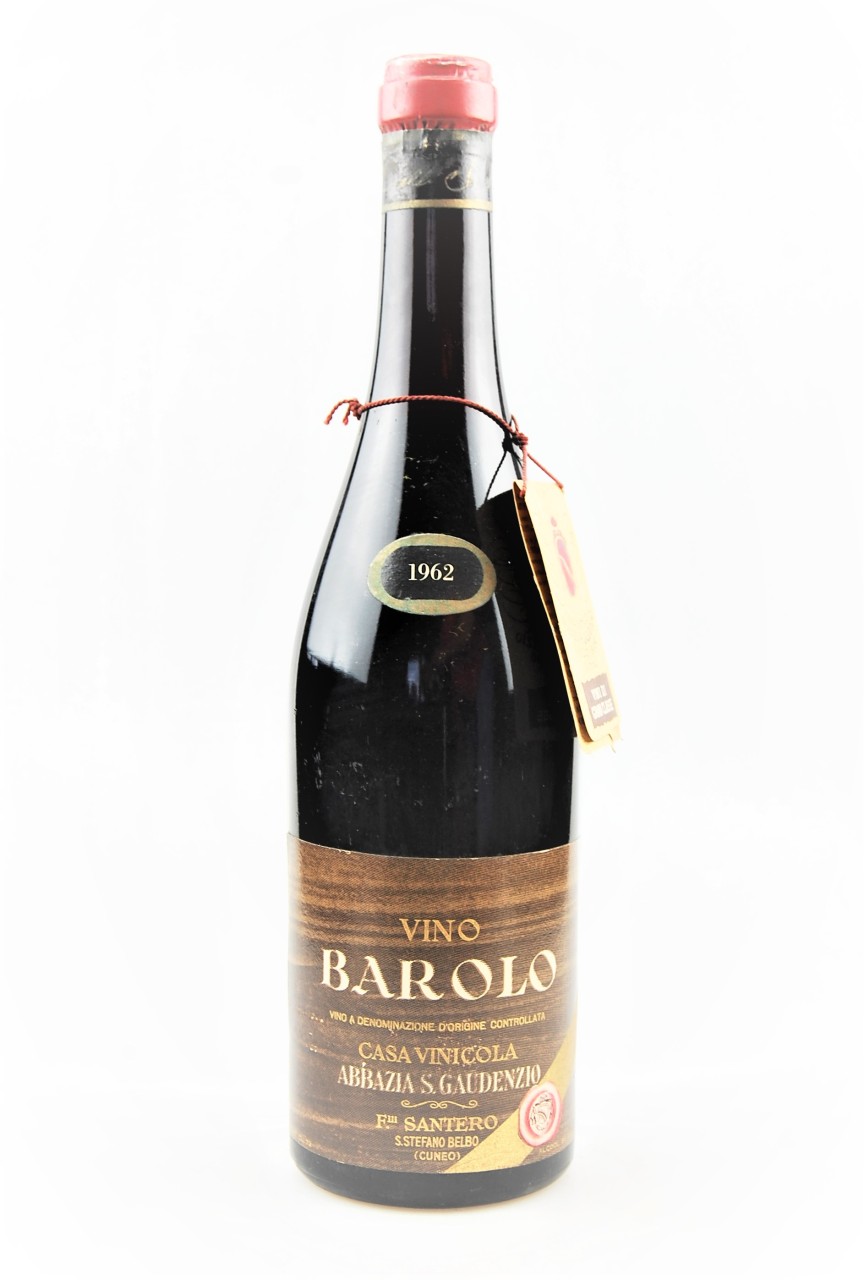 Wein 1962 Barolo Abbazia San Gaudenzio Santero