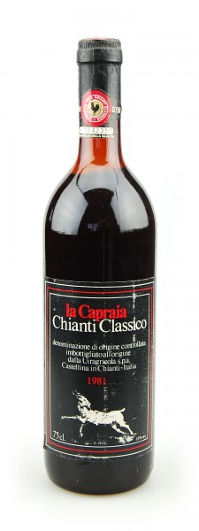 Wein 1981 Chianti Classico La Capraia