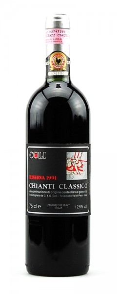 Wein 1991 Chianti Classico Riserva Coli