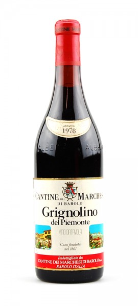 Wein 1978 Grignolino Marchesi di Barolo
