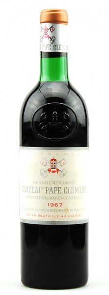 Wein 1967 Chateau Pape Clement Appelation Graves