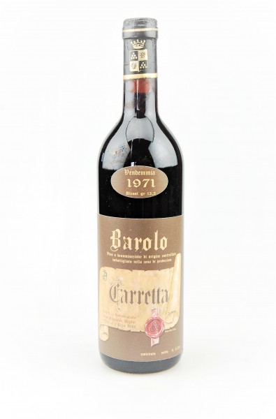 Wein 1971 Barolo Tenuta Carretta - Tipp!