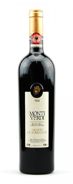 Wein 1988 Vigneto Le Borranine Monti Verdi
