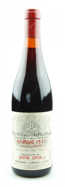 Wein 1971 Amarone Santa Sofia Reciotto Valpolicella