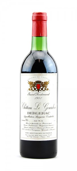 Wein 1981 Chateau Le Gourdon Saint Ferdinand Bergerac