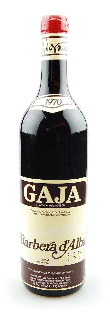 Wein 1970 Barbara d´Alba Gaja
