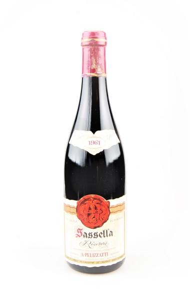 Wein 1961 Sassella Riserva Valtellina Pelizzatti
