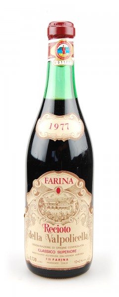Wein 1977 Recioto della Valpolicella Classico Superiore Farina