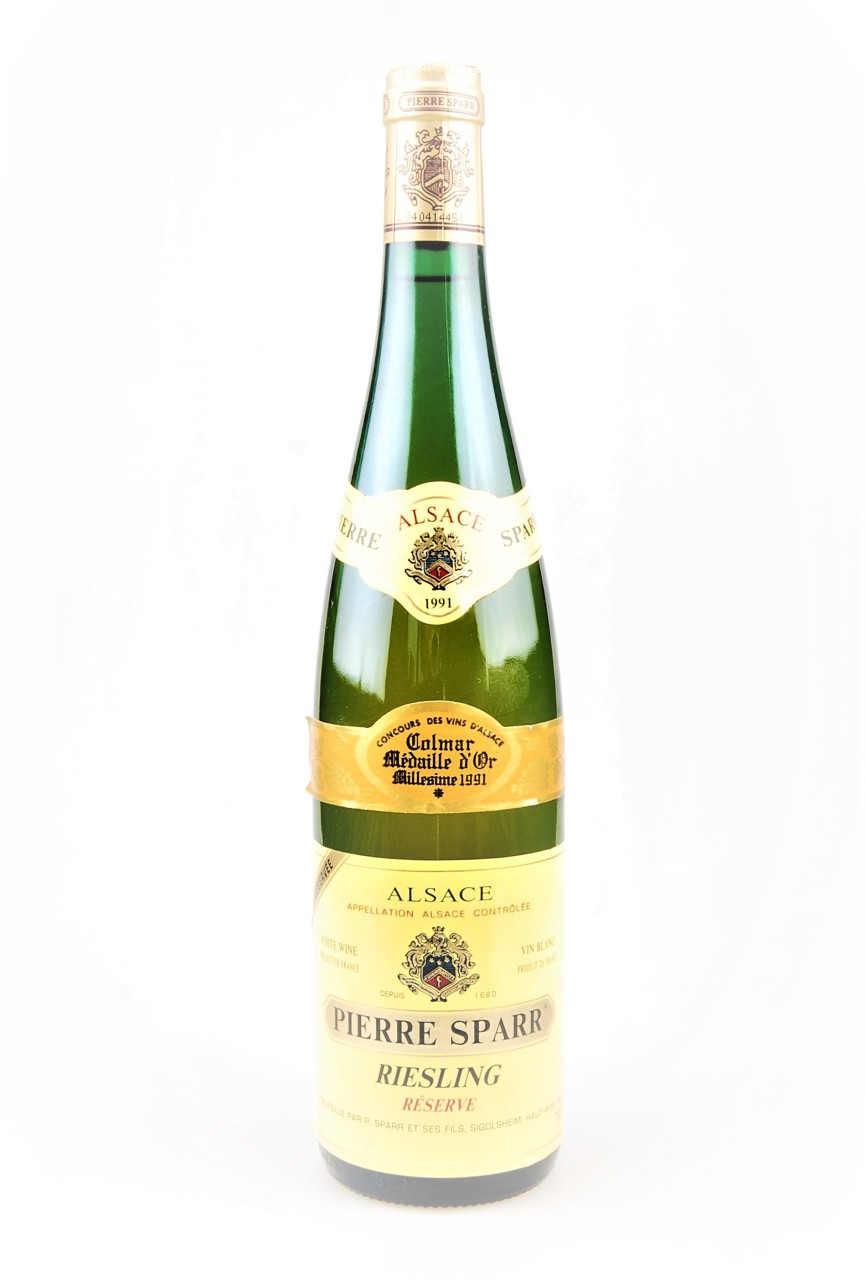 Wein 1991 Riesling Cuvee Reserve Pierre Sparr