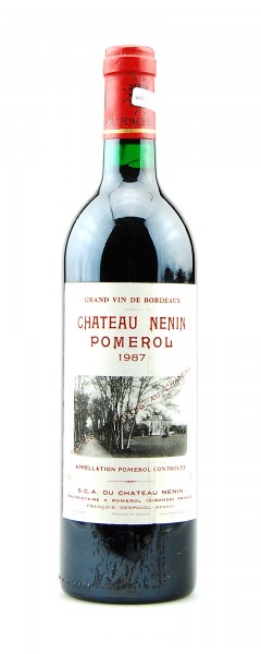 Wein 1987 Chateau Nenin Grand Vin de Bordeaux