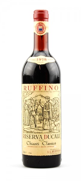 Wein 1978 Chianti Classico Ruffino Riserva Ducale
