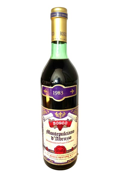 Wein 1983 Montepulciano d´Abruzzo Bosco