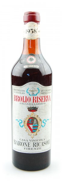 Wein 1958 Chianti Classico Riserva Brolio Ricasoli