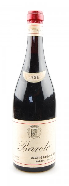 Wein 1958 Barolo Giorgio Scarzello