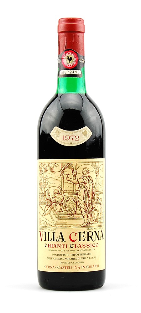 Wein 1972 Chianti Classico Villa Cerna