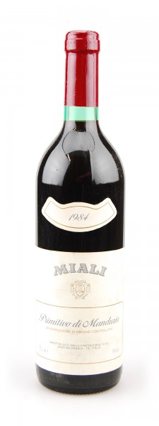 Wein 1984 Primitivo di Manduria Vinicola Miali