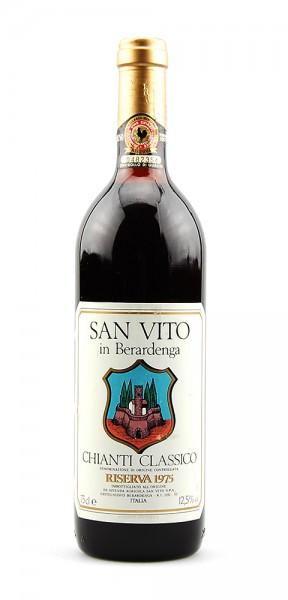 Wein 1975 Chianti Classico San Vito Riserva