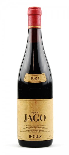 Wein 1984 Valpolicella Bolla Vigneti di Jago