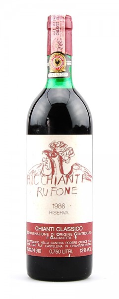 Wein 1986 Chianti Classico Querce Sola-Rufone Riserva