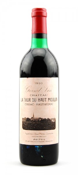 Wein 1950 Chateau La Tour du Haut Moulin Haut-Medoc