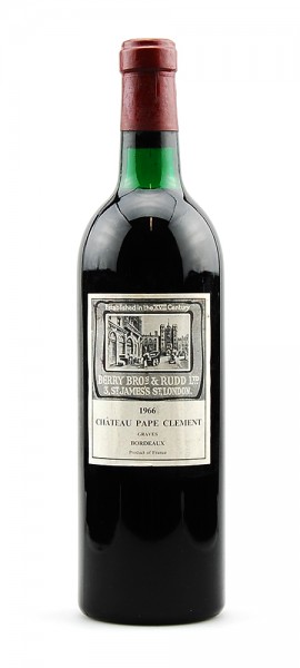 Wein 1966 Chateau Pape Clement Appellation Graves
