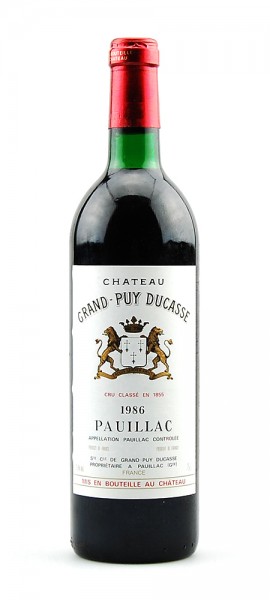 Wein 1986 Chateau Grand-Puy Ducasse Pauillac