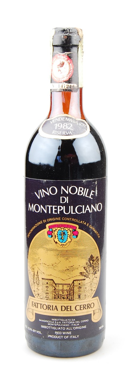 Wein 1982 Vino Nobile di Montepulciano Riserva Speciale Fattoria del Cerro