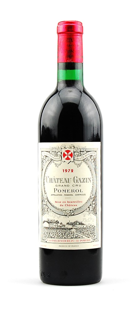 Wein 1972 Chateau Gazin Grand Cru Pomerol