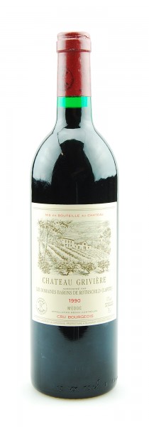 Wein 1990 Chateau Griviere Baron de Rothschild