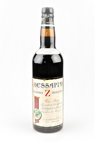 Wein 1960 Messapia Rosso Stravecchio Zanzarella