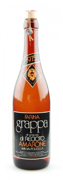 Grappa 1975 di Vinaccia di Recioto Amarone Farina