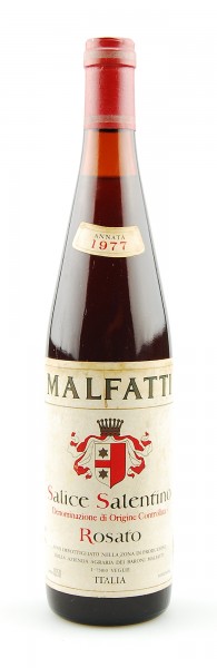 Wein 1977 Salice Salentino Rosato Baroni Malfatti